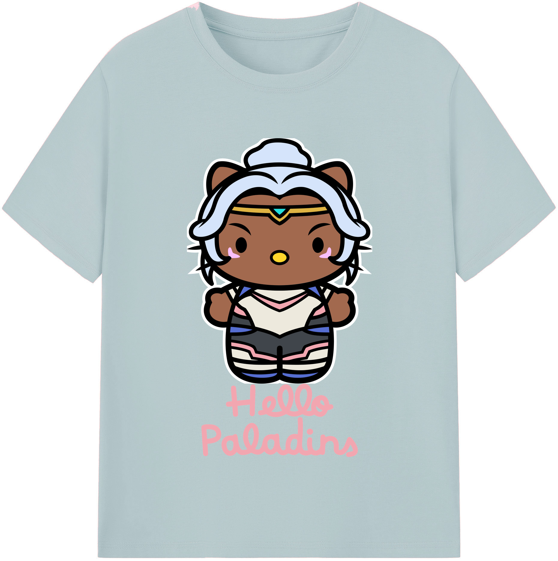 （画像用） Hello Kitty ハローキティ 綿100％半袖Tシャツ（フロントプリント）